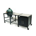 Big Green Egg Modular Nest | 1 Expansion frame and 1 Cabinet with Stainless Steel Surfaces