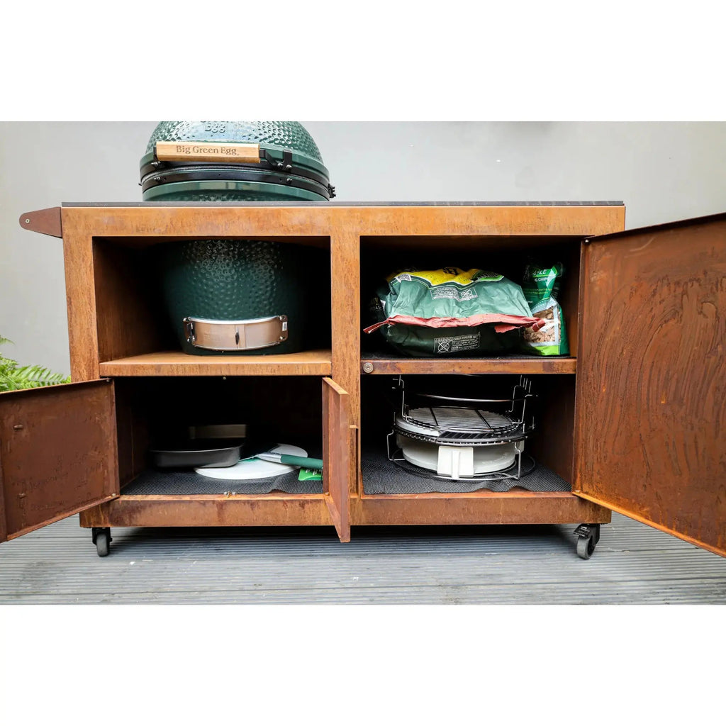 Big Green Egg Corten Steel Kitchen