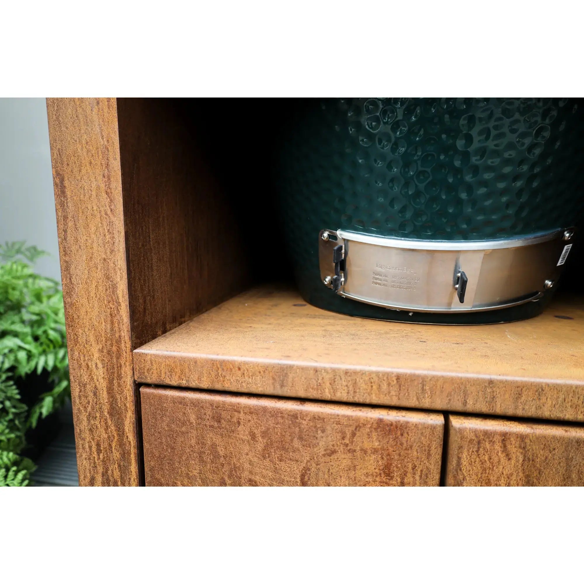 Big Green Egg Corten Steel Kitchen