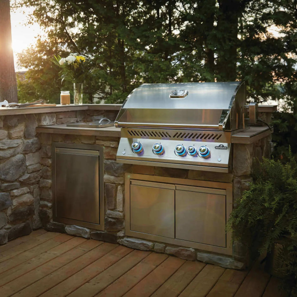 Napoleon 700 Built-In Grill 32 Gas Grill with Rear Infrared Burner