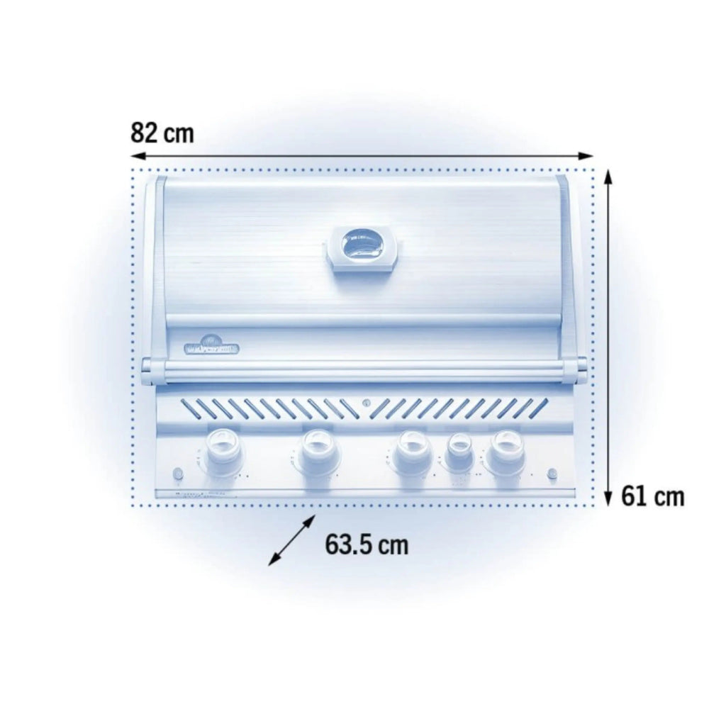 Napoleon Built-in Prestige PRO 500 Gas BBQ with Infrared Rear Burner & Rotisserie
