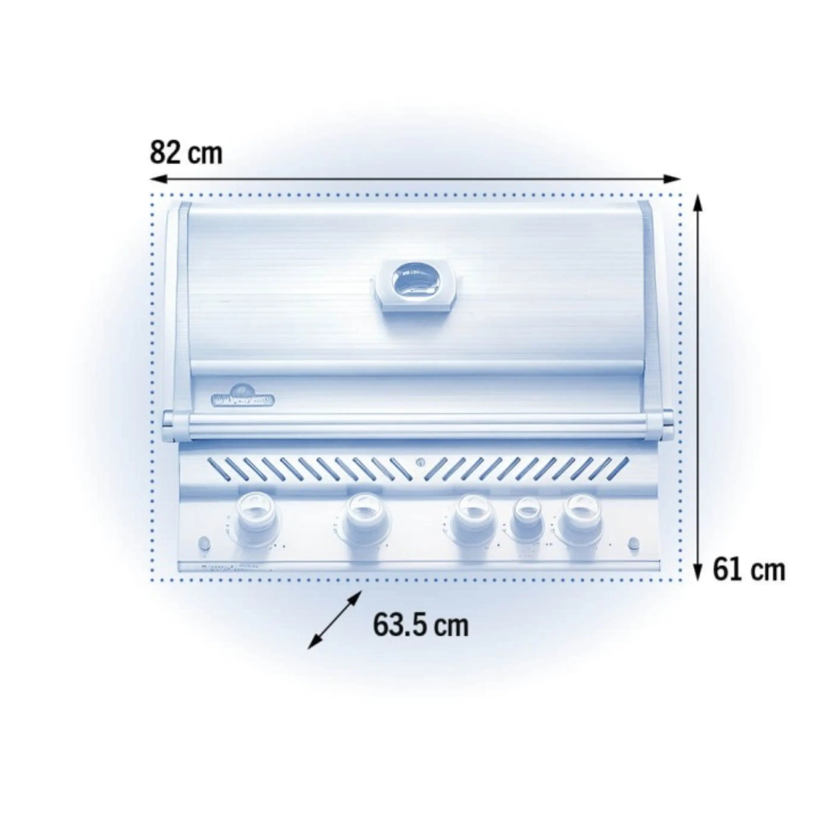 Napoleon Built-in Prestige PRO 500 Gas BBQ with Infrared Rear Burner & Rotisserie