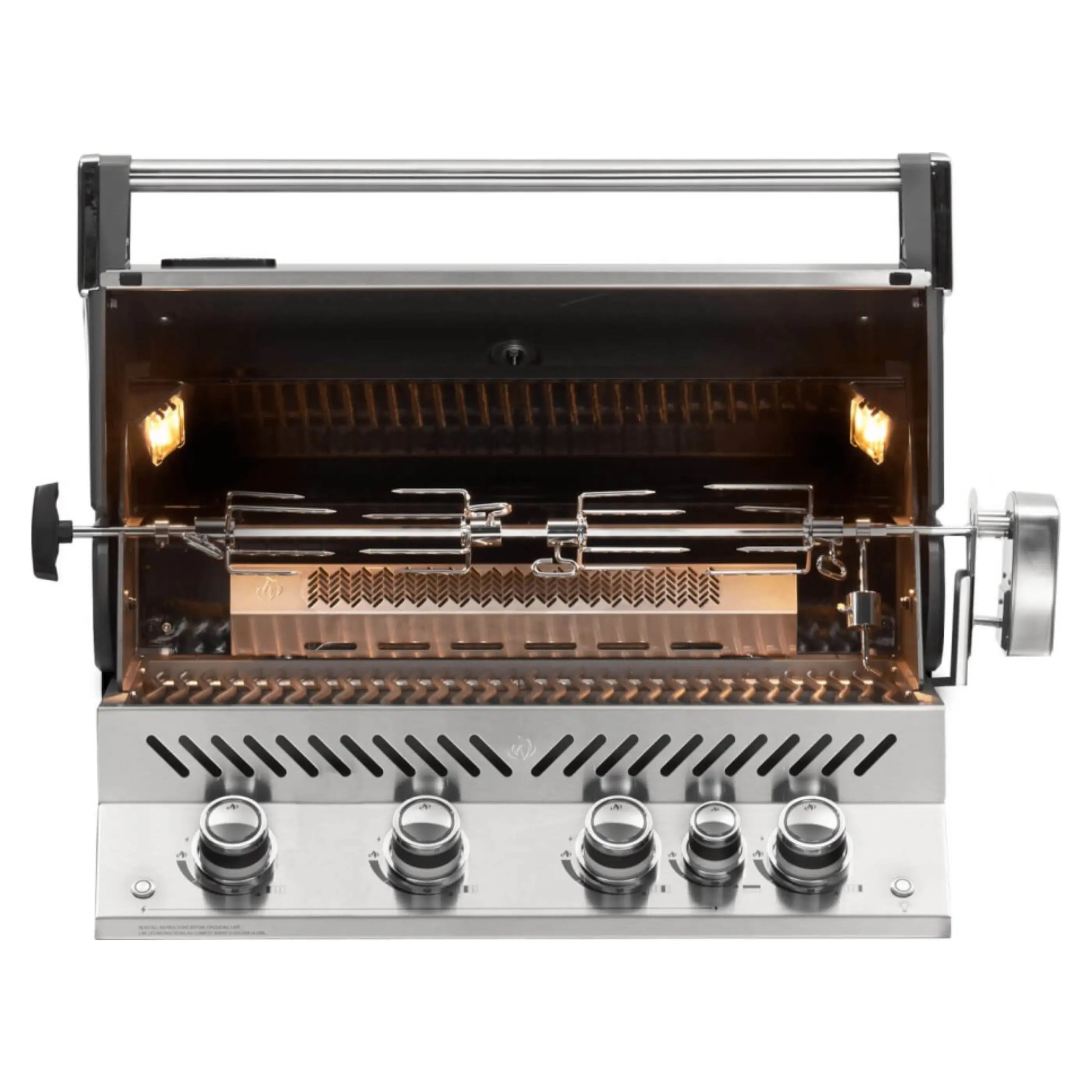 Napoleon Built-in Prestige PRO 500 Gas BBQ with Infrared Rear Burner & Rotisserie