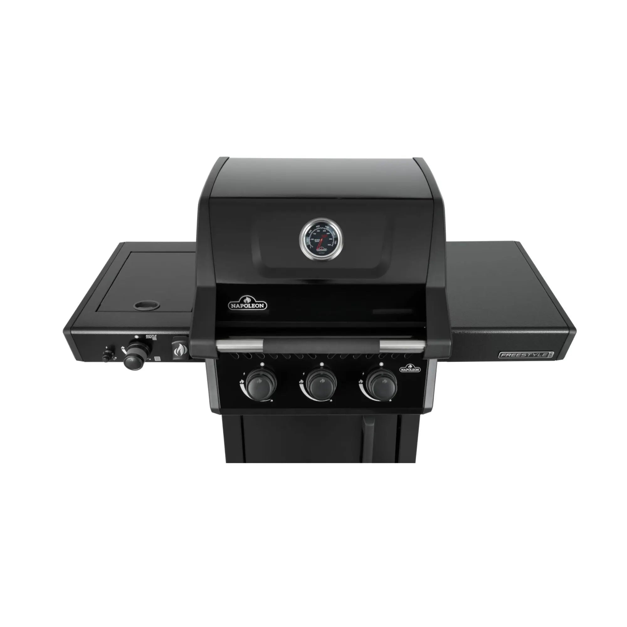 Napoleon Grills FREESTYLE PRO 365 Gas BBQ - 3 Burners in Black with Infrared Side Burner | FP365DSIBPK-1-GB