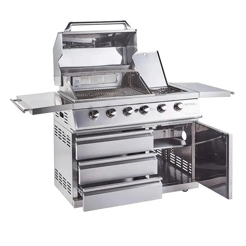 Outback Signature II 4 Burner Hybrid BBQ | Free Rotisserie + Cover
