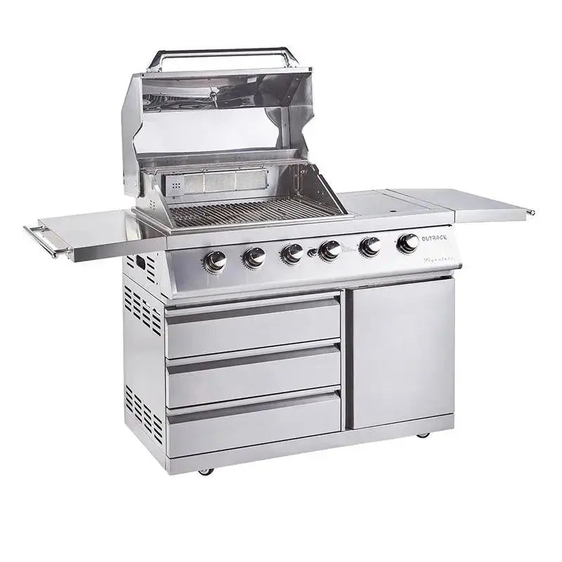Outback Signature II 4 Burner Hybrid BBQ | Free Rotisserie + Cover