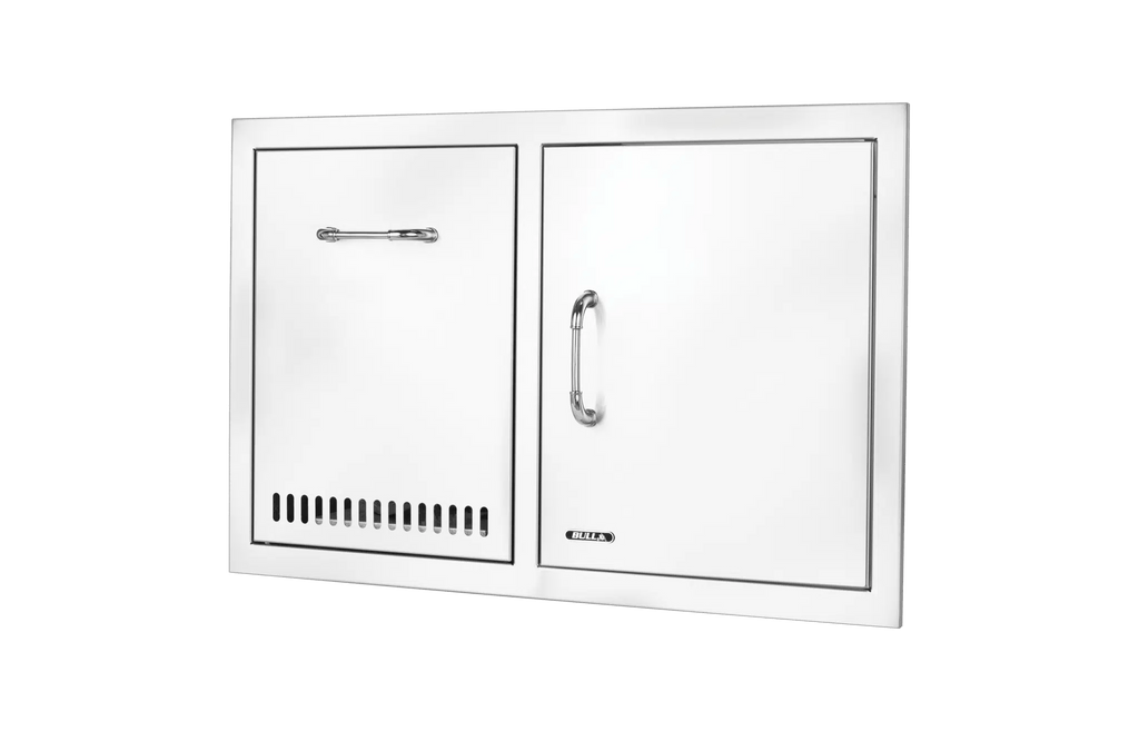 Bull Reveal Door/Trash Drawer Combo 80cm