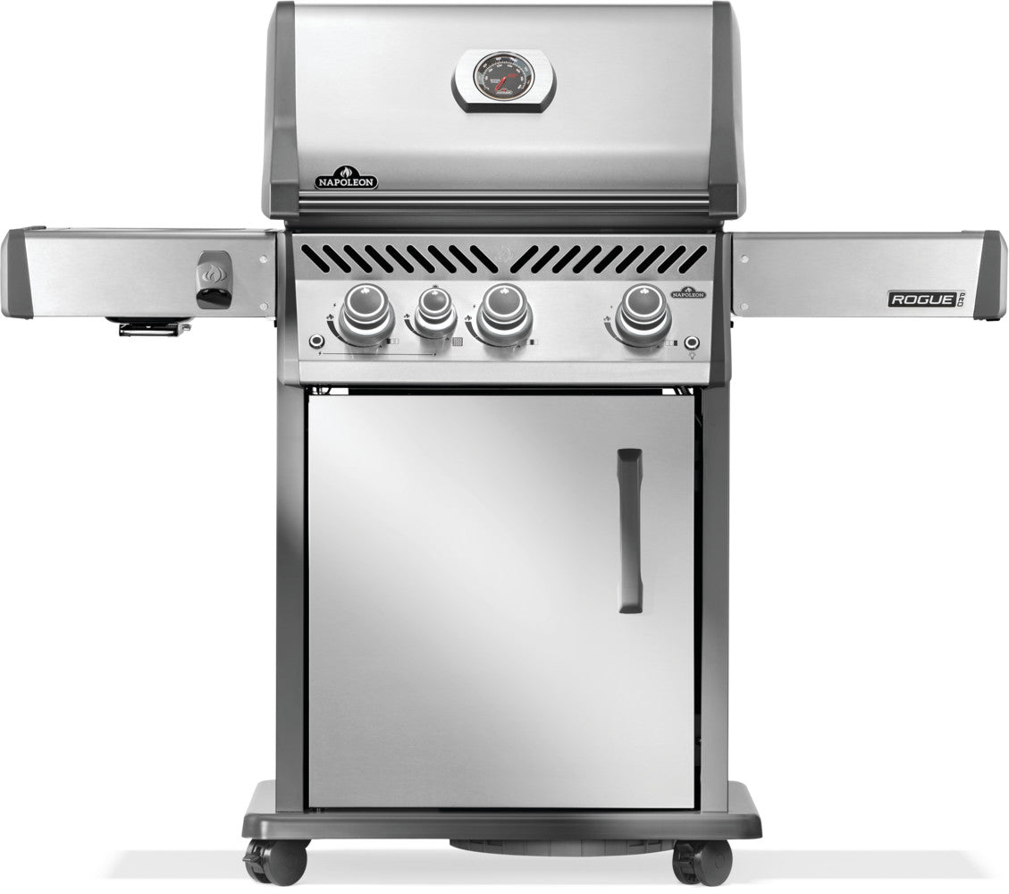 Napoleon Rogue Pro 425 Grill and Infrared Side Burner with Cart