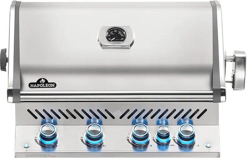 Napoleon Built-in Prestige PRO 500 Gas BBQ with Infrared Rear Burner & Rotisserie