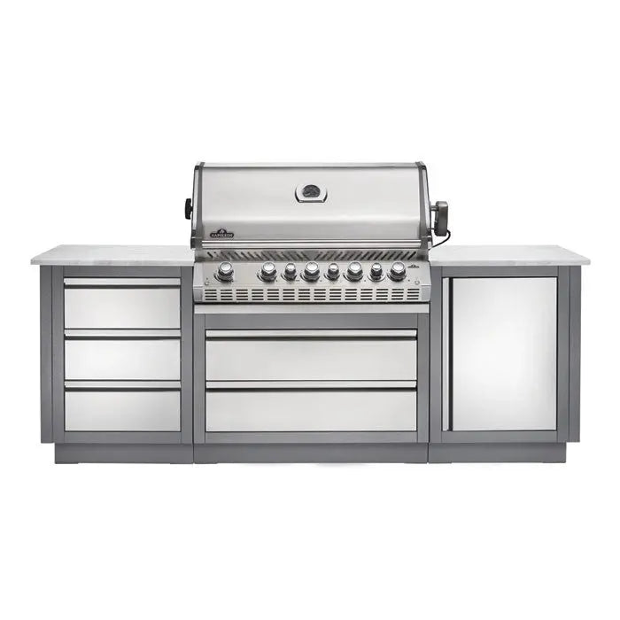 Napoleon Oasis Built-In Under Grill Cabinet for Prestige PRO 665  Built In Grill Head