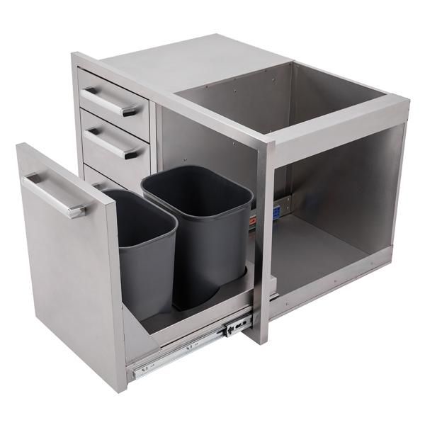 Whistler Burford Triple Drawer Bin Drawer Combo